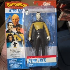 Bendyfigs Star Trek The Next Generation Data Figure - Black & Gold Uniform